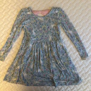 Little Sleepies Long Sleeve Bunny Play Dress 3T